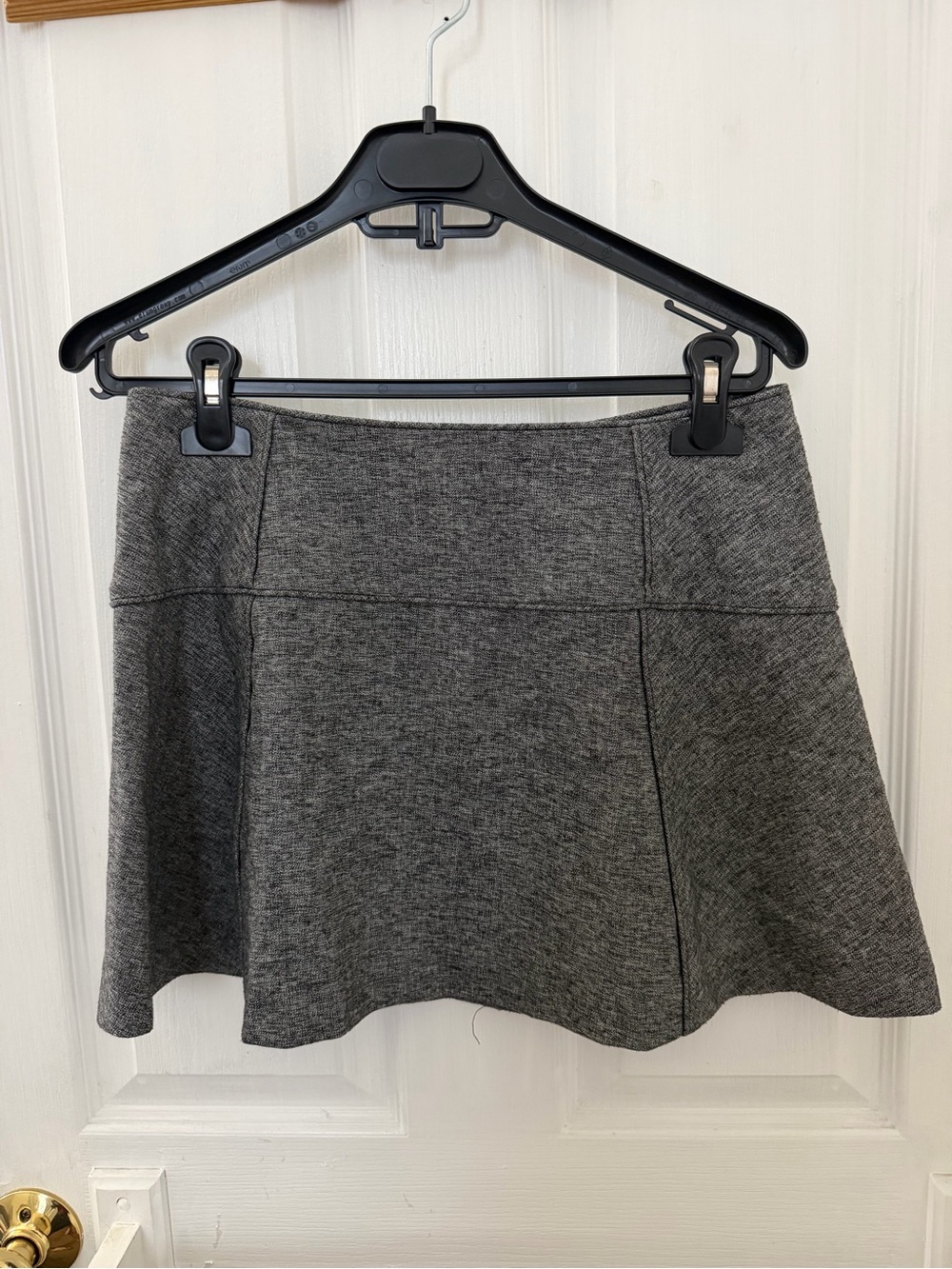 Zara Gray A-Line Mini Skirt